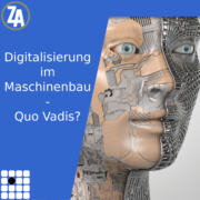 Menschlicher Kopf mit dem Layout einer Platine auf der Haut